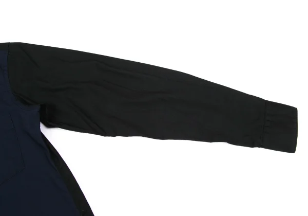 BLACK COMME des GARCONS Front Switching Lomg Sleeve Shirt K-173652_008
