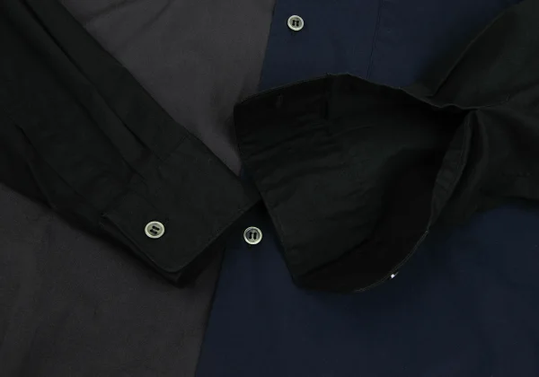 BLACK COMME des GARCONS Front Switching Lomg Sleeve Shirt K-173652_009