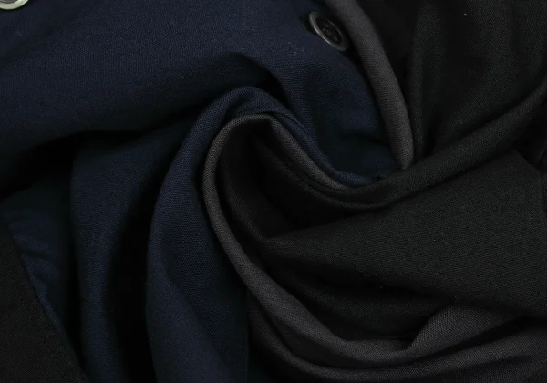 BLACK COMME des GARCONS Front Switching Lomg Sleeve Shirt K-173652_014