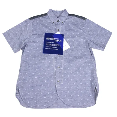 JUNYA WATANABE MAN COMME des GARCONS Chambray Small Floral Jacquard Shirt