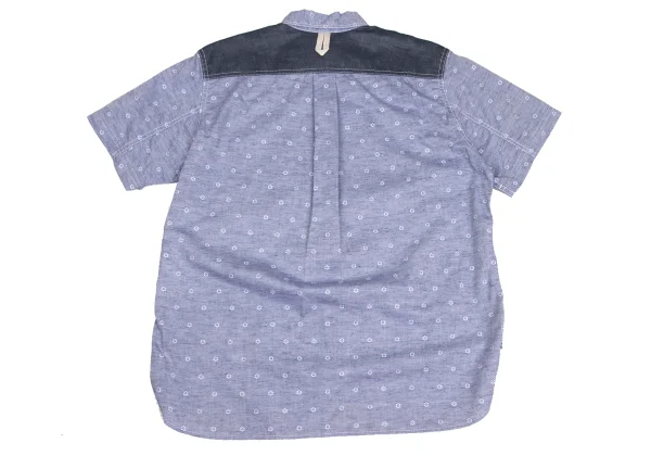 JUNYA WATANABE MAN COMME des GARCONS Chambray Small Floral Jacquard Shirt K-173653_011