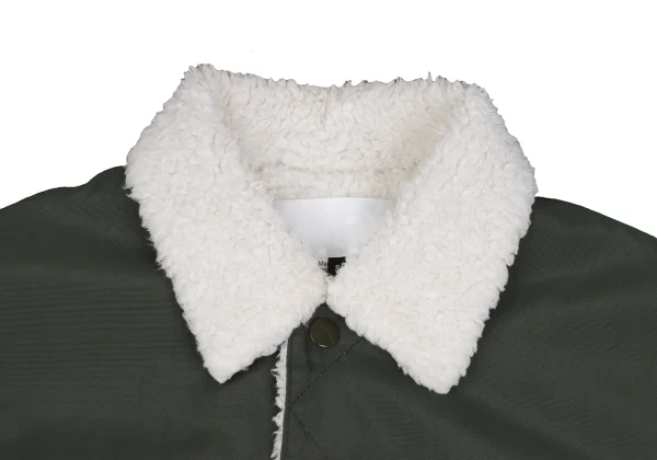 GANRYU Nylon Front Panel Fleece Lined Coach Jacket K-173655_003