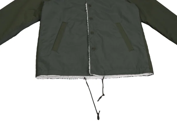 GANRYU Nylon Front Panel Fleece Lined Coach Jacket K-173655_008