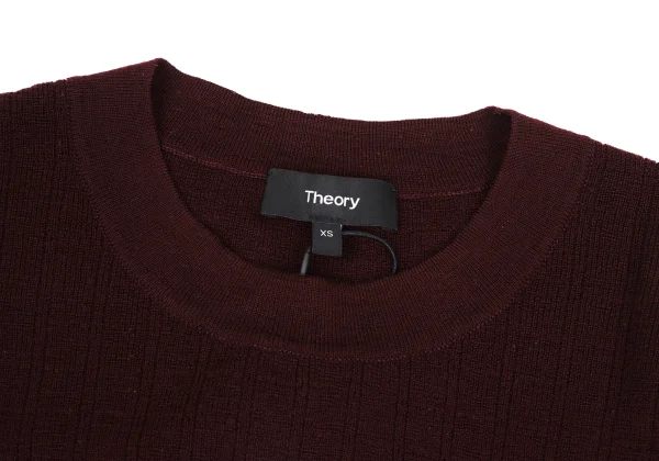 Theory Wool Plaid Weave Knit K-173656_005