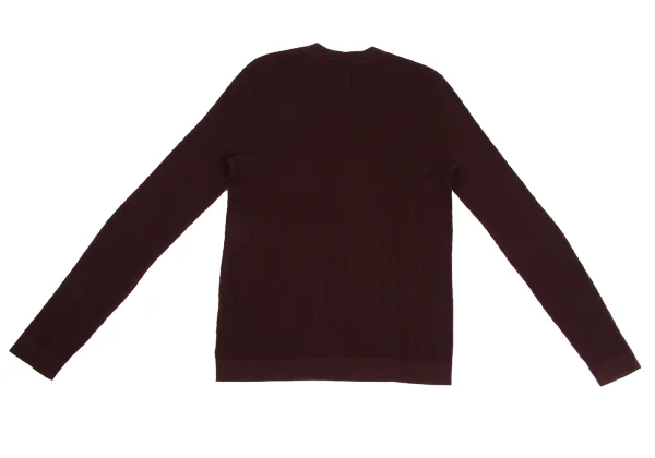 Theory Wool Plaid Weave Knit K-173656_010