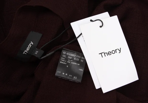 Theory Wool Plaid Weave Knit K-173656_013