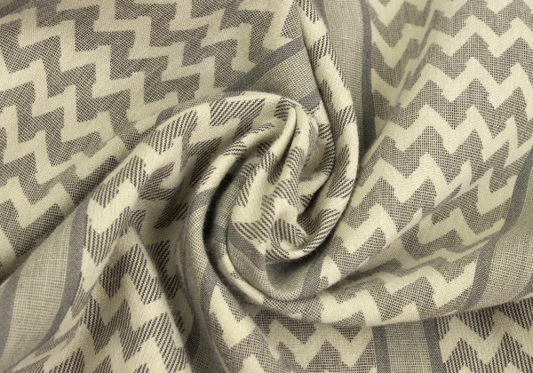 ISSEY MIYAKE Cotton Linen Herringbone Stripe Top K-173659_012