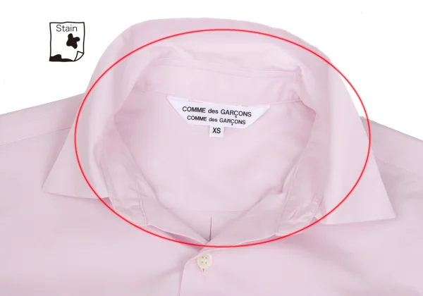 COMME des GARCONS Cotton Ruffle Patch Long Sleeve Shirt K-173660_005