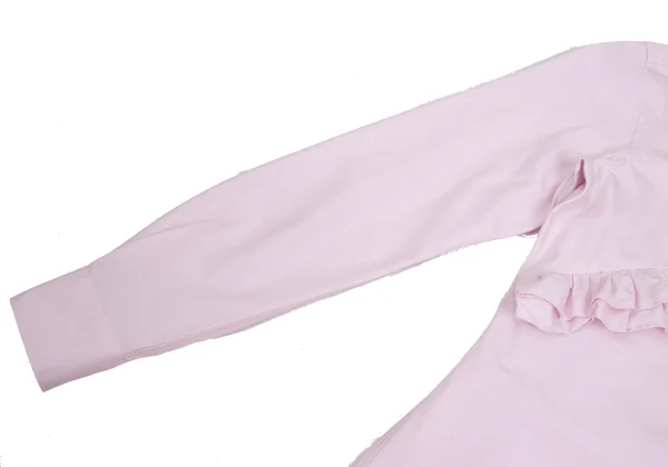 COMME des GARCONS Cotton Ruffle Patch Long Sleeve Shirt K-173660_009