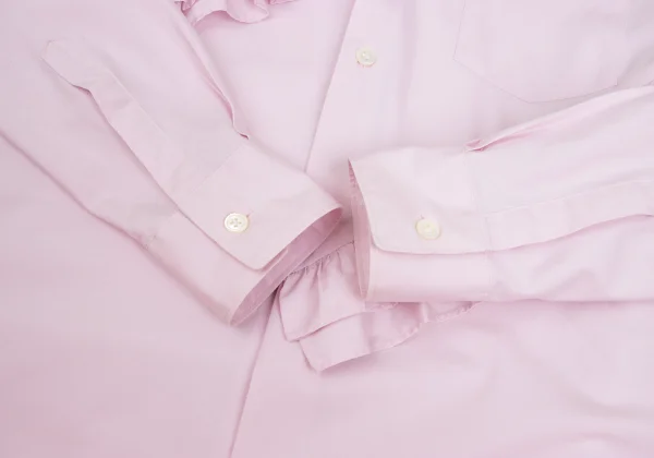 COMME des GARCONS Cotton Ruffle Patch Long Sleeve Shirt K-173660_010