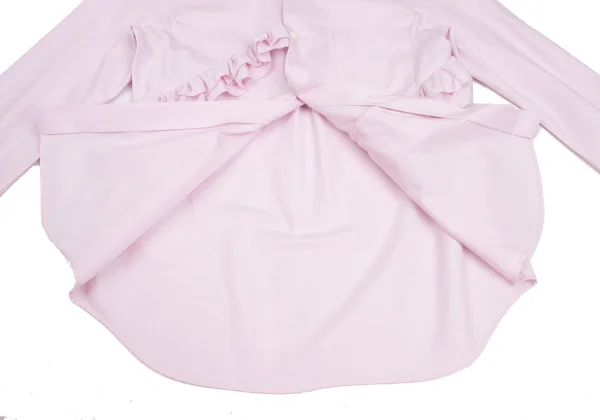 COMME des GARCONS Cotton Ruffle Patch Long Sleeve Shirt K-173660_013