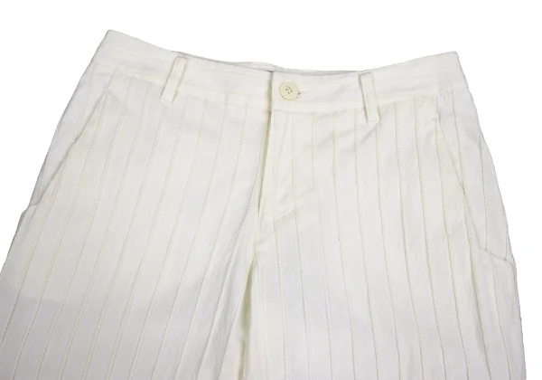 ISSEY MIYAKE Striped Weave Tapered Pants K-173662_002
