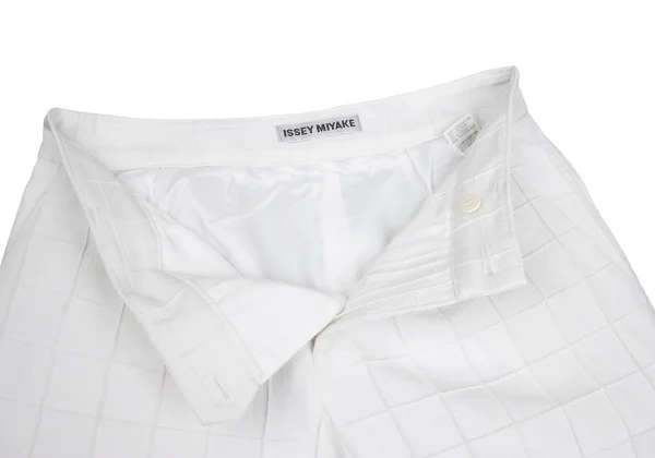 ISSEY MIYAKE Grid Weave Tapered Pants K-173663_006
