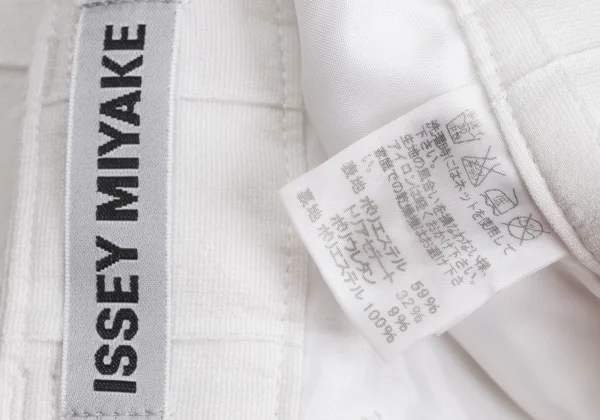 ISSEY MIYAKE Grid Weave Tapered Pants K-173663_014