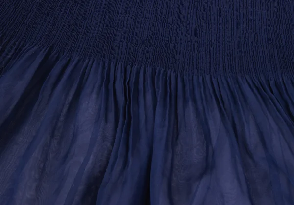 ISSEY MIYAKE me Dyed Pleated Embroidery Sleeveless Dress K-173667_015