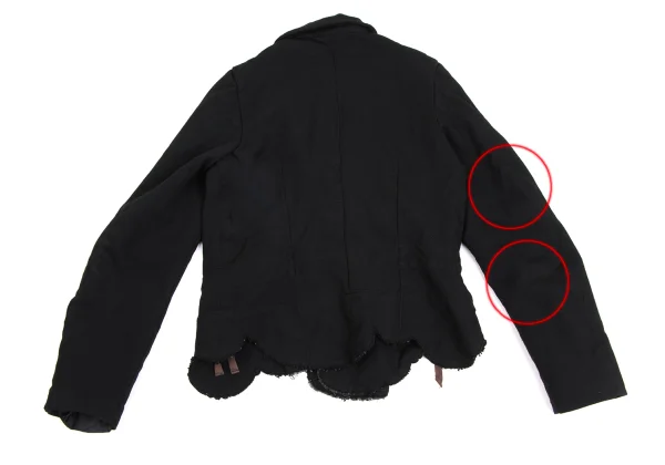 robe de chambre COMME des GARCONS Poly Fulling Scalloped Biker Jacket K-173669_014
