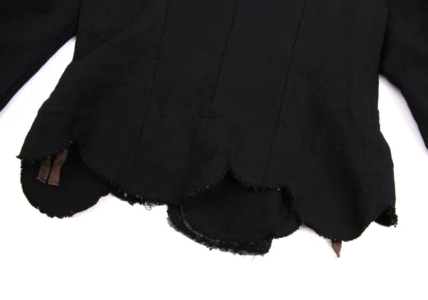 robe de chambre COMME des GARCONS Poly Fulling Scalloped Biker Jacket K-173669_017