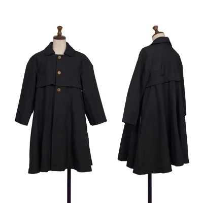 COMME des GARCONS Switching Round-collar 3/4 Sleeve Jacket