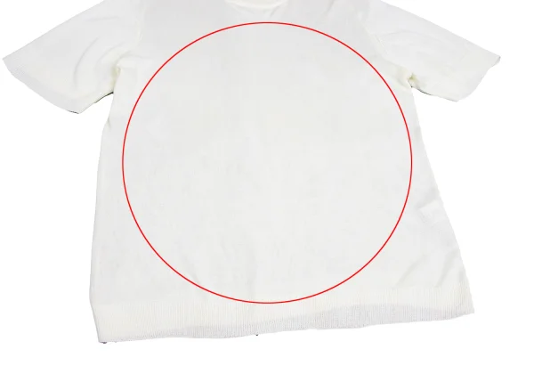 COMME des GARCONS Acrylic Short Sleeve Knit Top K-173671_005