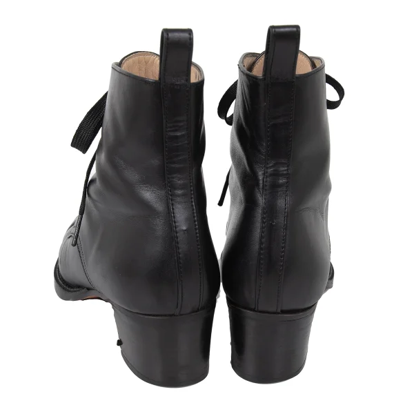 Jean Paul GAULTIER Pointed Toe Leather Heel Boots K-173675_008