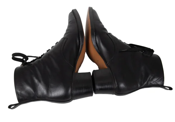 Jean Paul GAULTIER Pointed Toe Leather Heel Boots K-173675_009