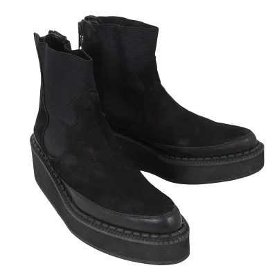 LIMI feu Back Zip Side Gore Boots