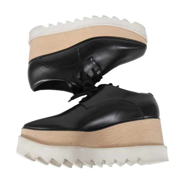 STELLA McCARTNEY Elyse Shark Sole Platform Shoes K-173681_003