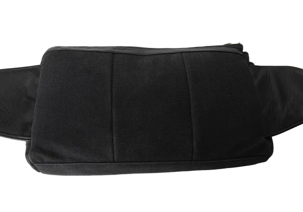 Jean Paul GAULTIER Leather Pocket Canvas Cross body Bag K-173686_007