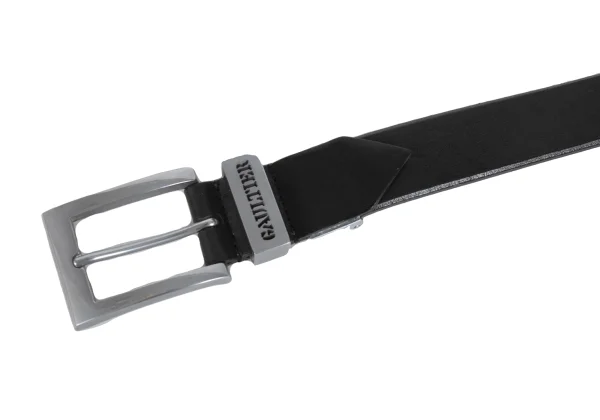Jean Paul GAULTIER Logo Loop Leather Belt K-173687_002
