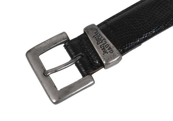 Jean Paul GAULTIER Crocodile Emvoss Leather Belt K-173688_003