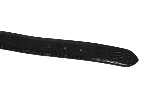 Jean Paul GAULTIER Crocodile Emvoss Leather Belt K-173688_004