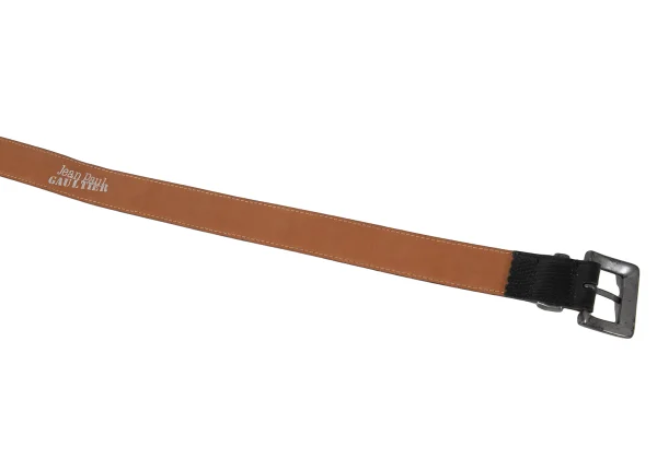 Jean Paul GAULTIER Crocodile Emvoss Leather Belt K-173688_005