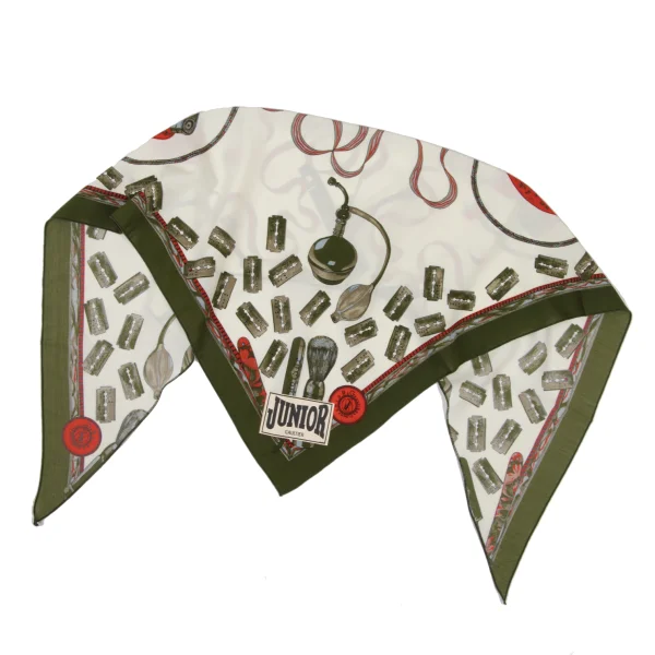 JUNIOR GAULTIER Printed Scarf Khaki,Ivory  K-173692_001