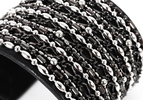LIMI feu Chain Design Leather Bangle K-173693_005