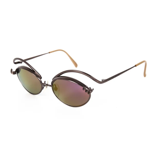 Jean Paul GAULTIER 56-6107 Eyelash Frame Sunglasses Bronze  K-173694_001