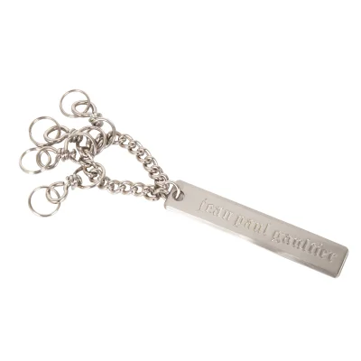 Jean Paul GAULTIER Logo Plate Key Ring