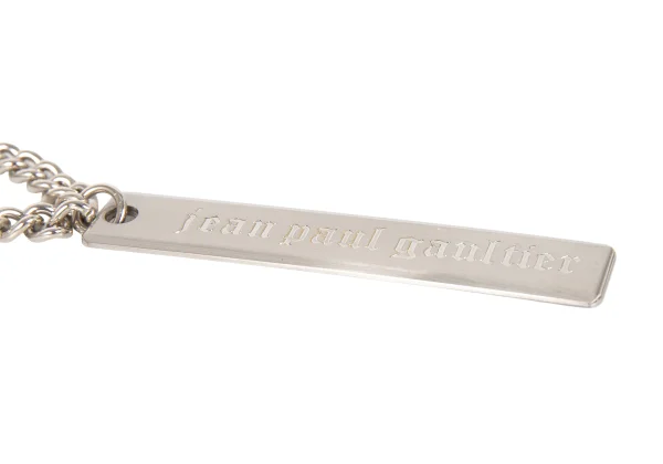 Jean Paul GAULTIER Logo Plate Key Ring K-173702_002
