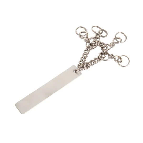 Jean Paul GAULTIER Logo Plate Key Ring K-173702_005