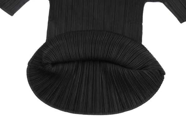 PLEATS PLEASE Pleats High-neck Elbow-length Sleeve T-shirt K-173714_007