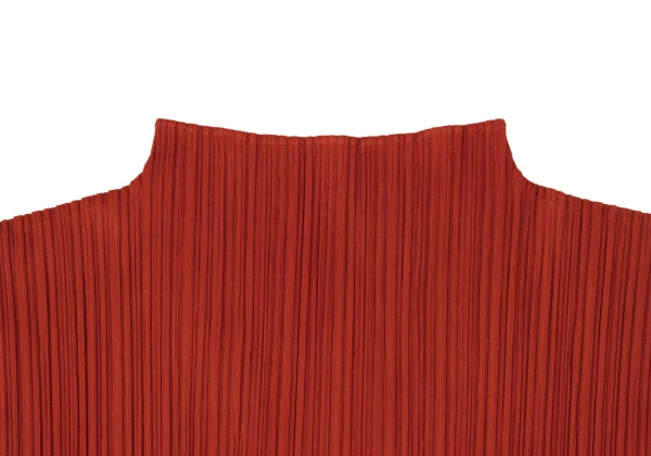 PLEATS PLEASE Pleated Mock Neck T Shirt K-173718_006