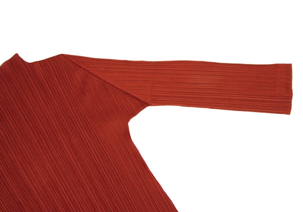 PLEATS PLEASE Pleated Mock Neck T Shirt K-173718_007