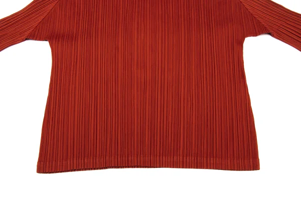 PLEATS PLEASE Pleated Mock Neck T Shirt K-173718_010