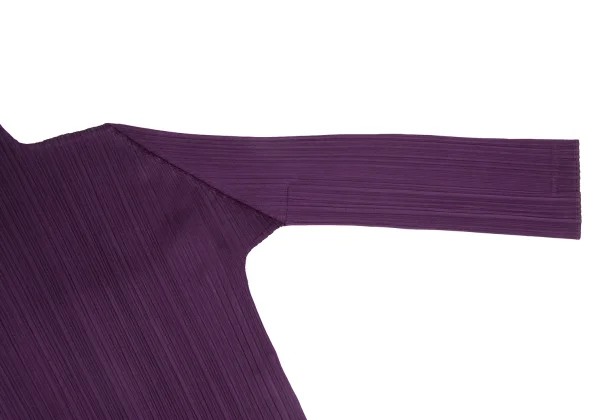 PLEATS PLEASE Pleated High Neck Long Sleeve Top K-173719_005
