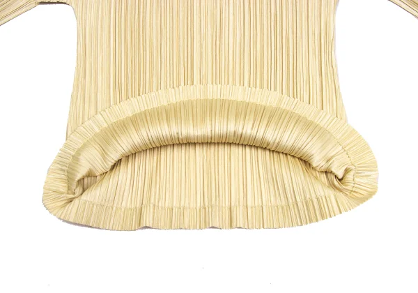 PLEATS PLEASE Pleated High Neck Long Sleeve Top K-173720_007