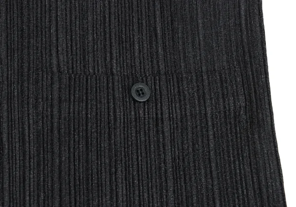 PLEATS PLEASE Pleated Patch Pocket High Neck Jacket K-173721_009