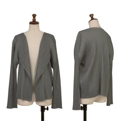 PLEATS PLEASE Buttonless Cardigan
