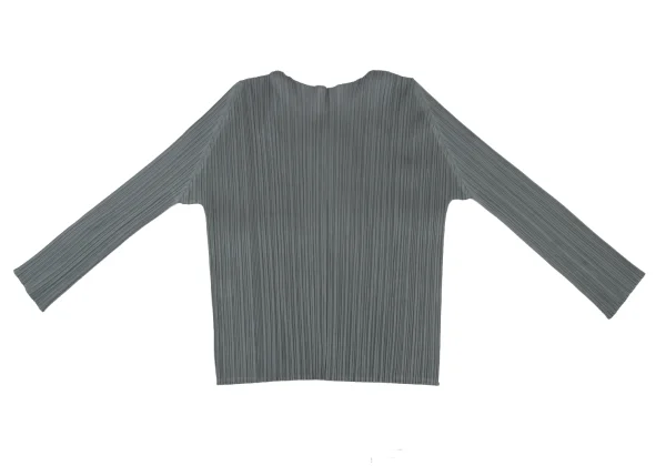 PLEATS PLEASE Buttonless Cardigan K-173722_010