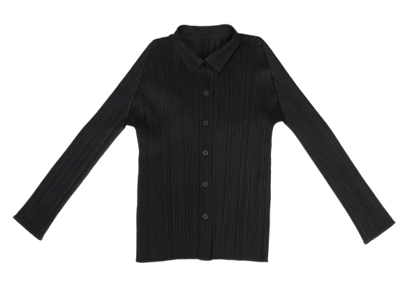 PLEATS PLEASE Pleated Long Sleeve Shirt K-173724_002
