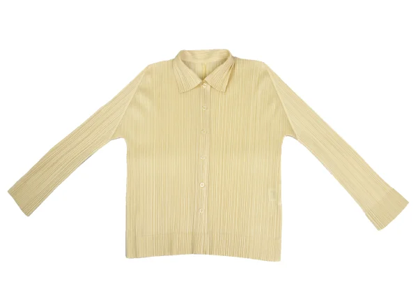 PLEATS PLEASE Pleated Long Sleeve Shirt K-173726_002
