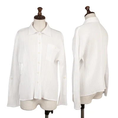 PLEATS PLEASE Pleated Patch Pocket Shirt